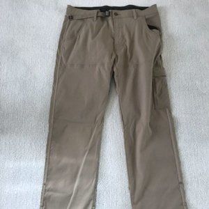 PrAna Stretch Zion Hiking Pants 36 Waist 34 Length